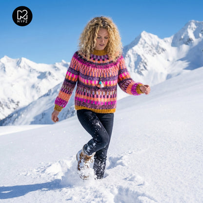 Breipatroon – MYPZ top-down sweater Boho Firefly No6 (ENG-NL-DE)