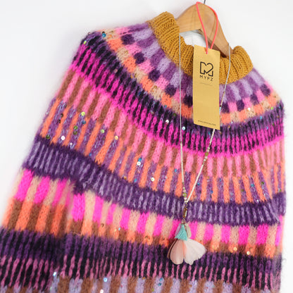 Breipatroon – MYPZ top-down sweater Boho Firefly No6 (ENG-NL-DE)