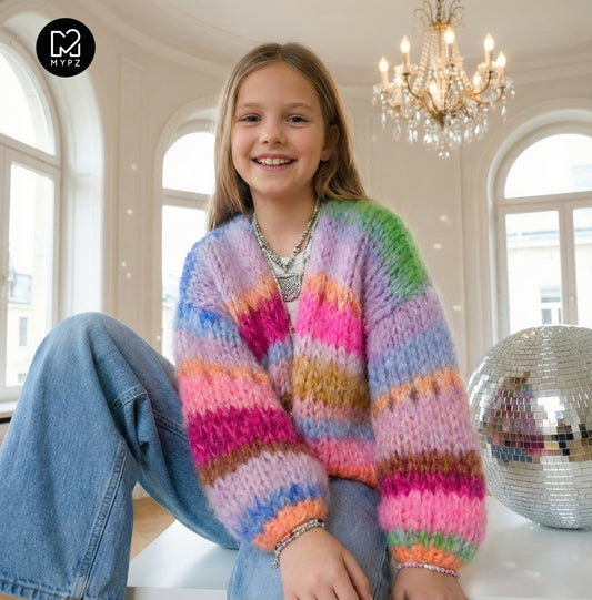Breipatroon – MYPZ Chunky Mohair vest GIRLZ No12 (ENG-NL-DE)