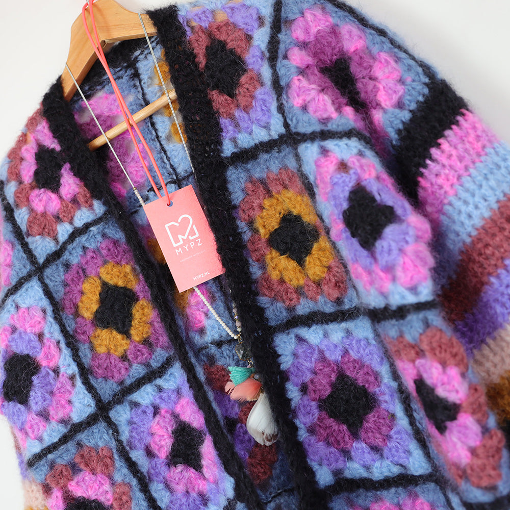 Crochet kit - MYPZ Granny square cardigan Lovestory (ENG-NL)