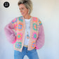 Haakpakket - MYPZ Granny square Mohair vest Marshmallow (ENG-NL-DE)