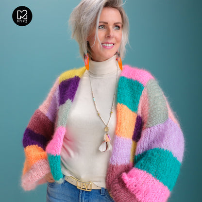 Breipakket – MYPZ kort Light Mohair vest Harper No10 (ENG-NL)