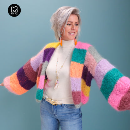 Breipakket – MYPZ kort Light Mohair vest Harper No10 (ENG-NL)