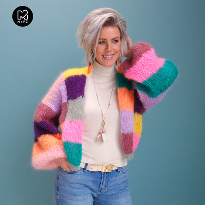 Breipakket – MYPZ kort Light Mohair vest Harper No10 (ENG-NL)