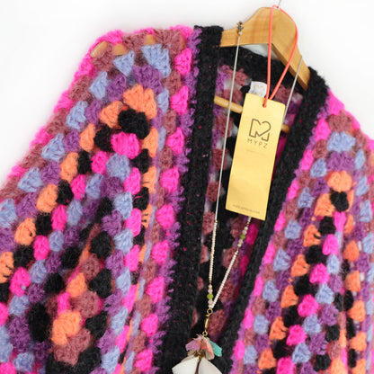 Haakpakket – MYPZ Hexagon Mohair Vest Wild (ENG-NL-DE)