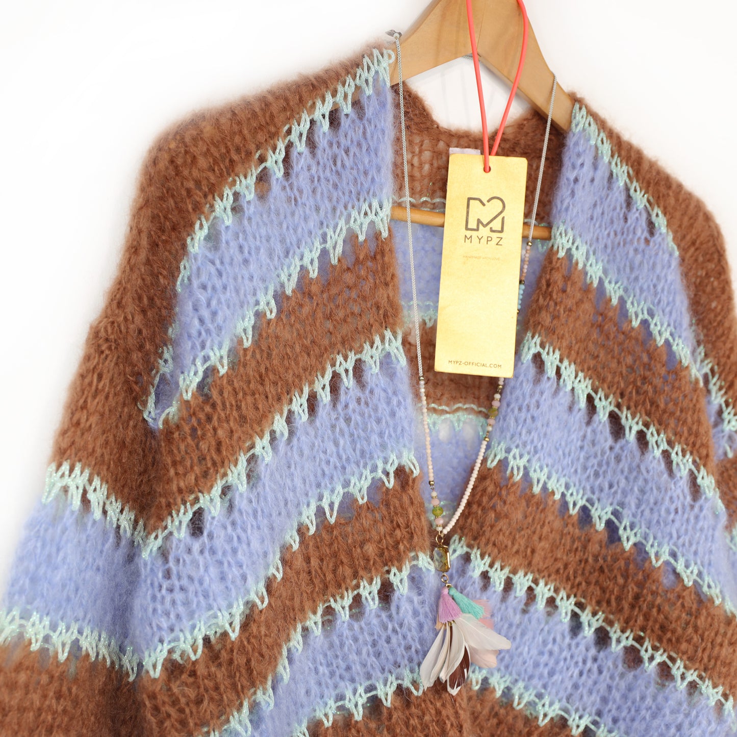 Breipakket – MYPZ Light Mohair vest Royal Coco No10 (ENG-NL-DE)