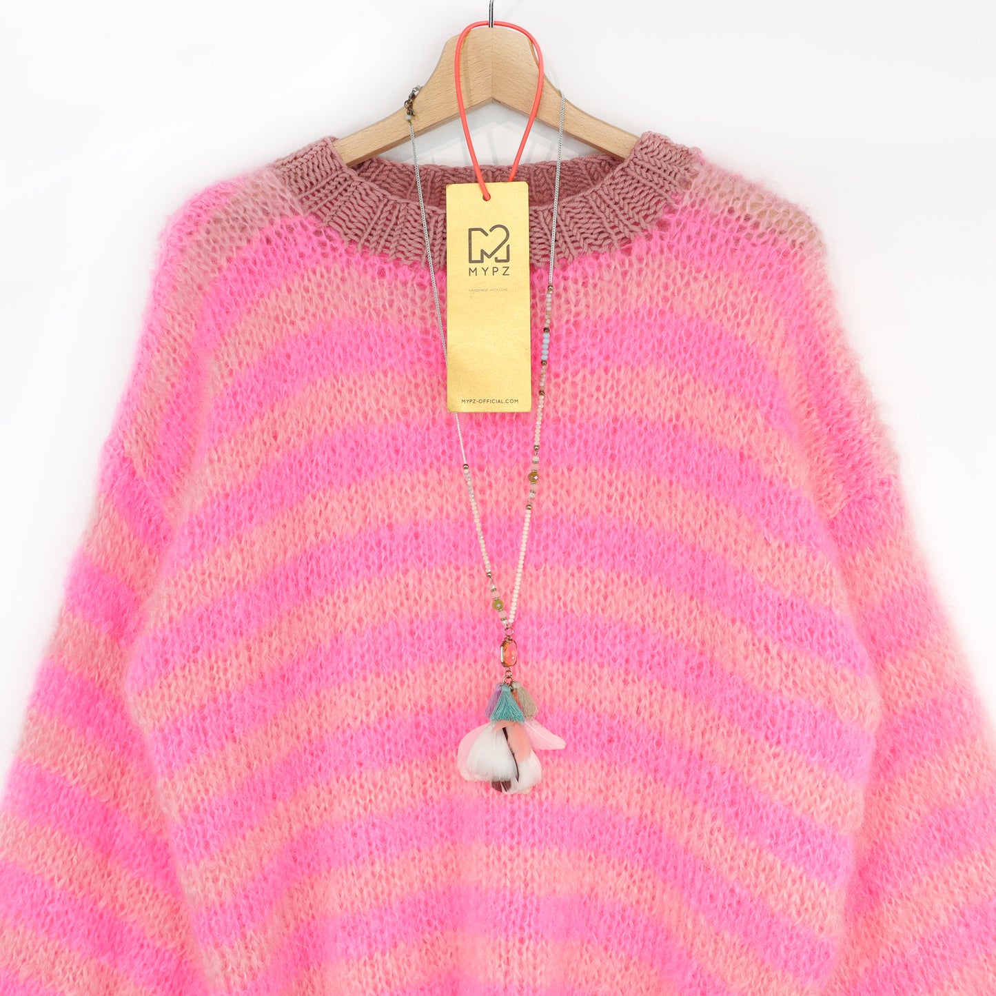 Knit pattern – MYPZ Light Mohair Pullover Sweet Bubblegum No8 (ENG-DE-NL)