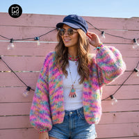 Breipakket – MYPZ Short Chunky Mohair Cardigan Maia No.15 (ENG-NL-DE)