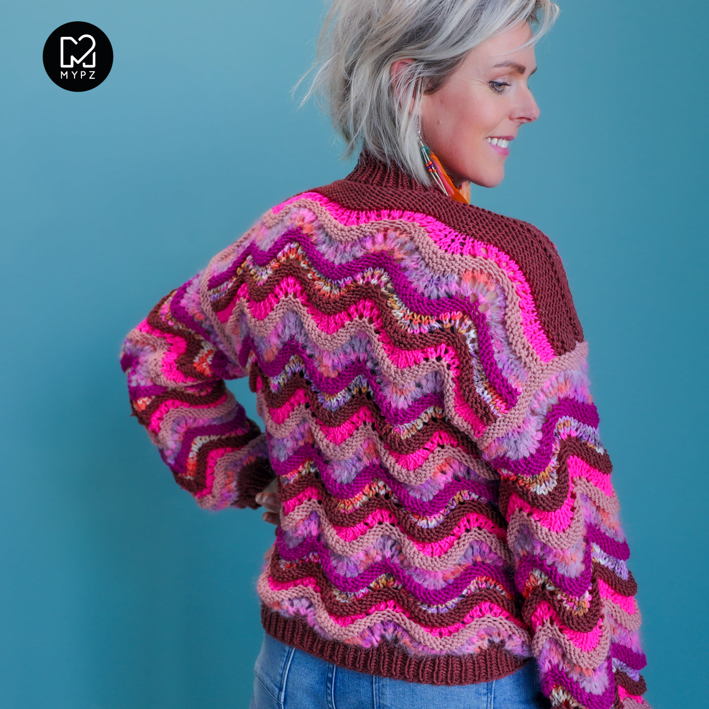 Knitting Kit – MYPZ Wave Pullover Marigold No.6 (ENG-NL-DE)