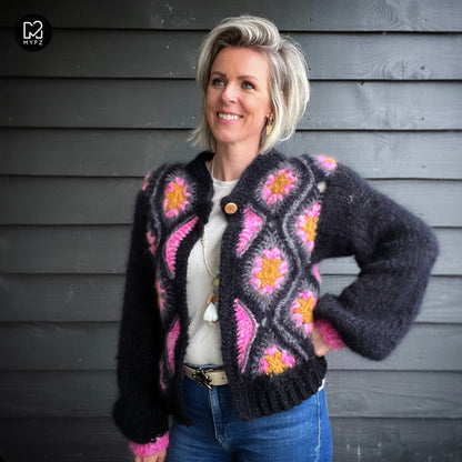 Haakpatroon - MYPZ Masterpiece vest Pink Star (ENG-NL)