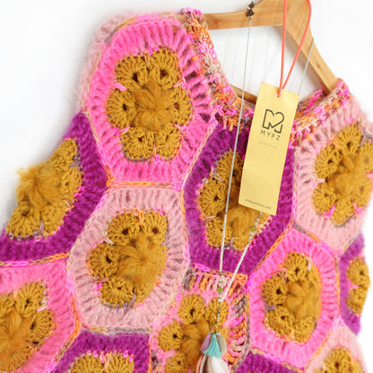 Haakpatroon - MYPZ Poncho Pecan (ENG-DE-NL-ES-FR-IT-DA-SV-NO)
