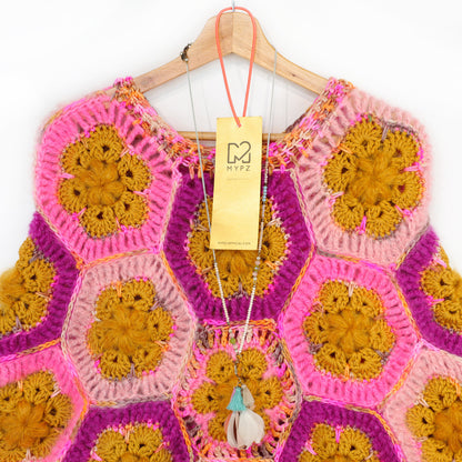 Haakpatroon - MYPZ Poncho Pecan (ENG-DE-NL-ES-FR-IT-DA-SV-NO)
