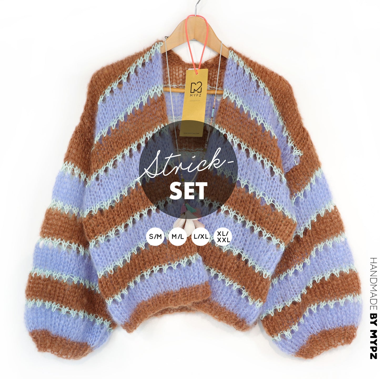 Breipakket – MYPZ Light Mohair vest Royal Coco No10 (ENG-NL-DE)