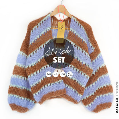 Breipakket – MYPZ Light Mohair vest Royal Coco No10 (ENG-NL-DE)