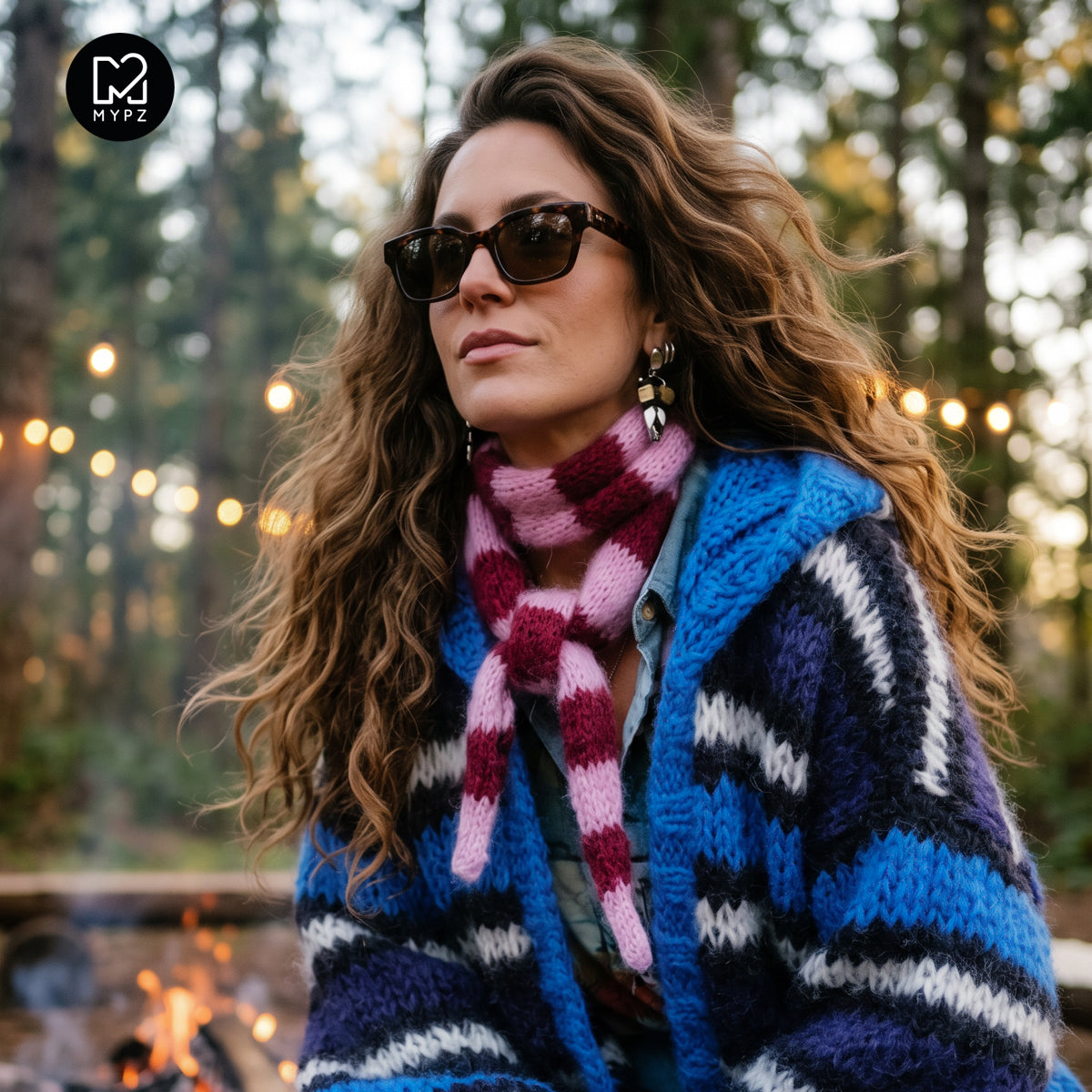 Design your own kit - Knitting Kit Scarf Sandy (ENG-NL-DE-ES-FR-IT-NO-DA-SV)