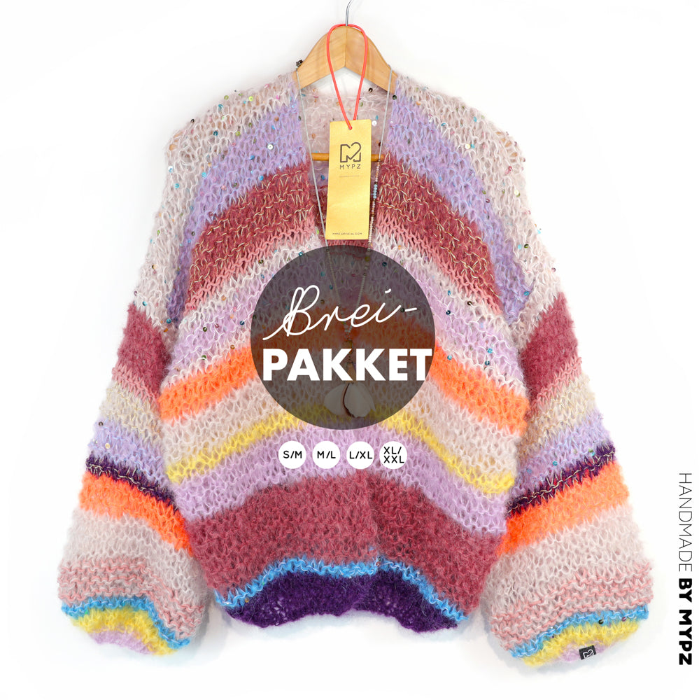 Breipakket – Light Mohair Cardigan Sasha No.12 (ENG-NL-DE)