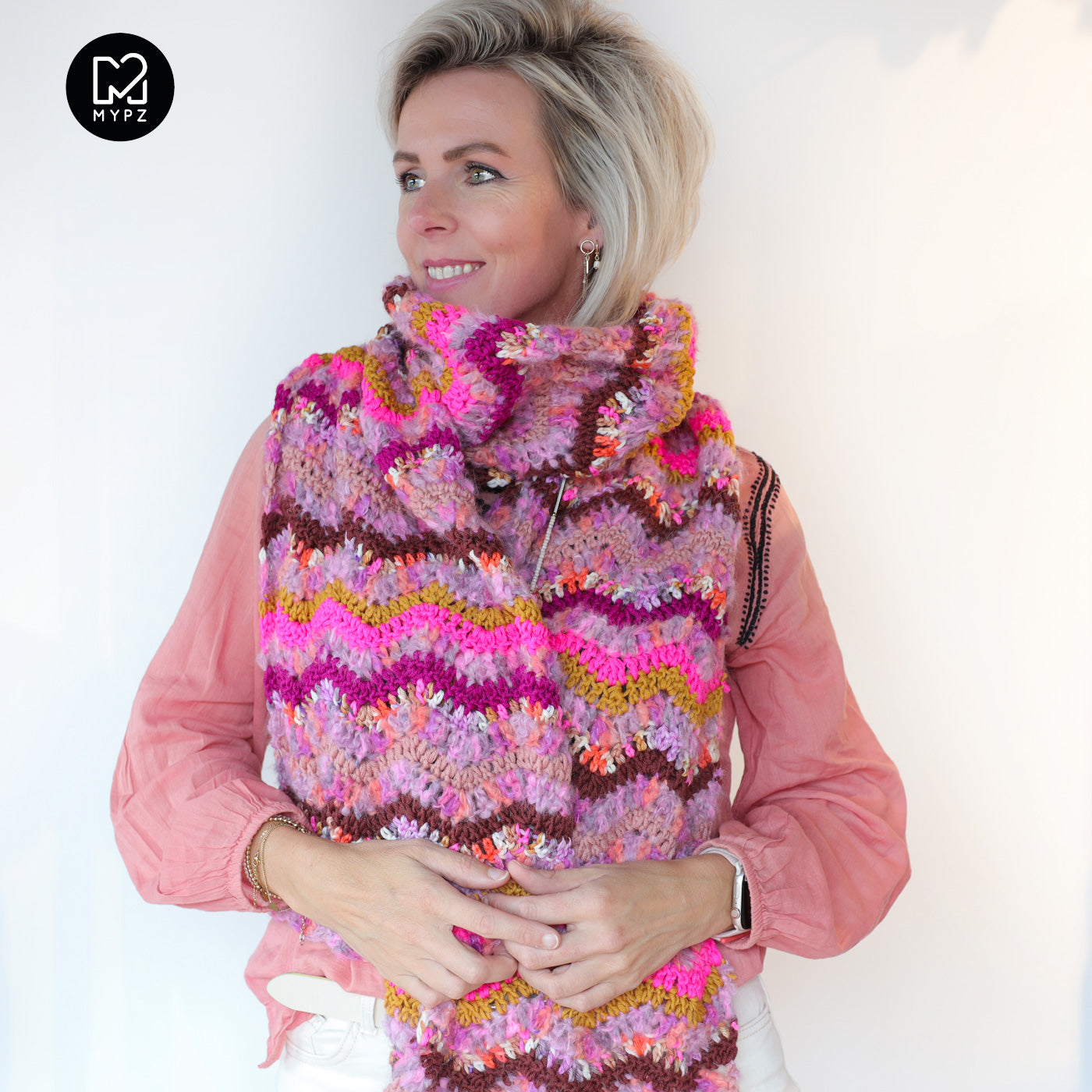 Crochet kit – MYPZ scarf Sienna (ENG-NL)