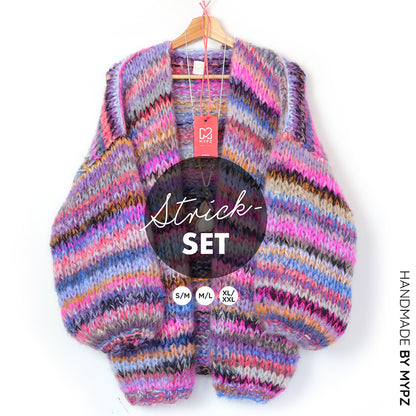 Breipakket – MYPZ  Chunky Mohair Cardigan Flirty No15 (ENG-NL)
