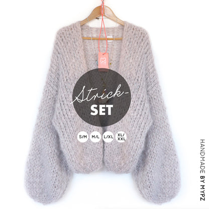 Breipakket – MYPZ kort Chunky Mohair vest Sparkling Sand No.15 (ENG-NL)
