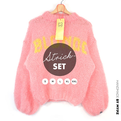 Breipakket – MYPZ Light Mohair trui Blonde No8 (ENG-DE-NL)