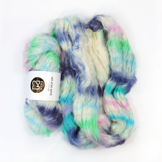 MYPZ Suri Silk DK – handgeverfd Blue Lagoon
