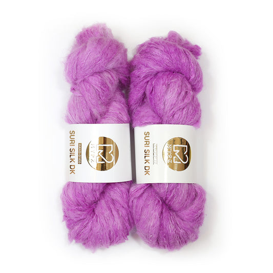 MYPZ Suri Silk DK – hand-dyed Pale Purple