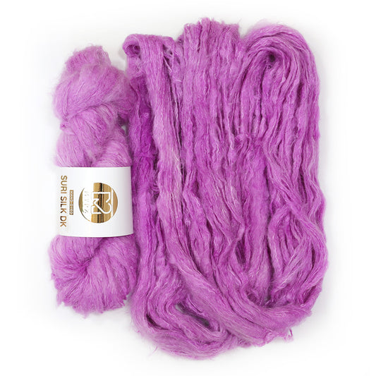 MYPZ Suri Silk DK – hand-dyed Pale Purple