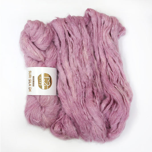 MYPZ Suri Silk DK – hand-dyed Soft Bordeaux