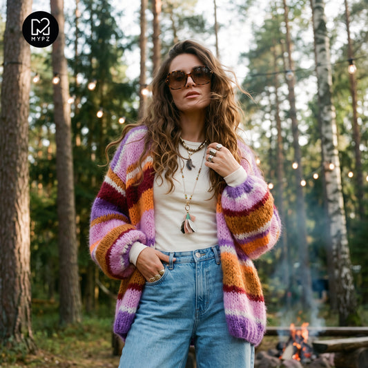 Breipakket - MYPZ Light Alpaca Cardigan Sweet Hugs No10 (ENG-DE-NL-ES-FR-IT-DA-SV-NO)
