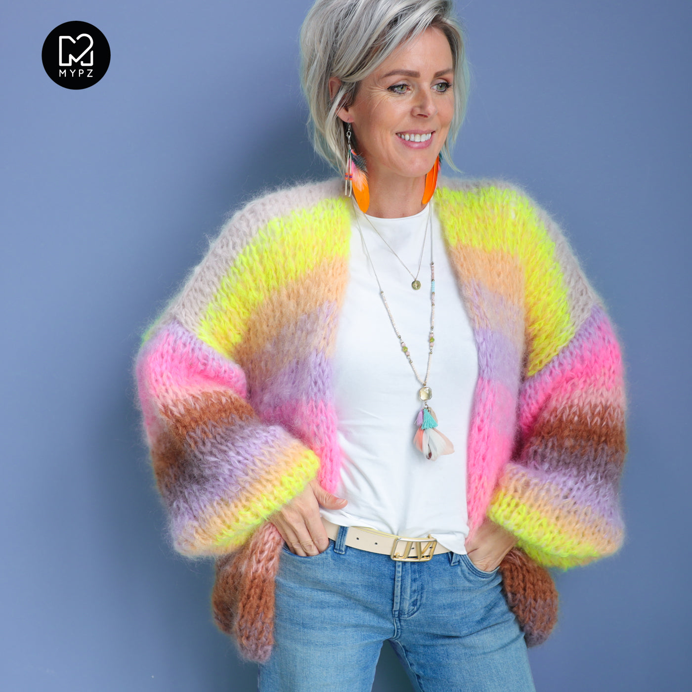 Breipakket – MYPZ Chunky Mohair vest Sydney No.15 (ENG-NL)