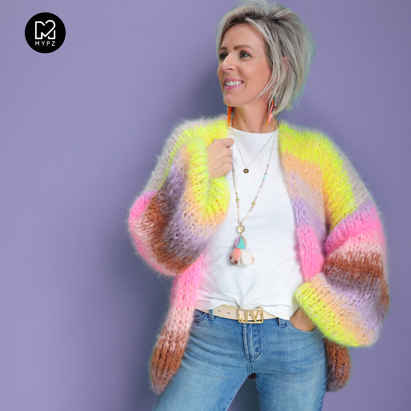 Breipakket – MYPZ Chunky Mohair vest Sydney No.15 (ENG-NL)