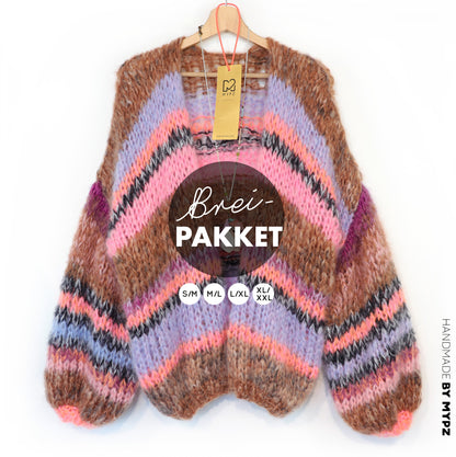 Breipakket – MYPZ Chunky Mohair Vest Tiger No.15 (ENG-NL-DE)