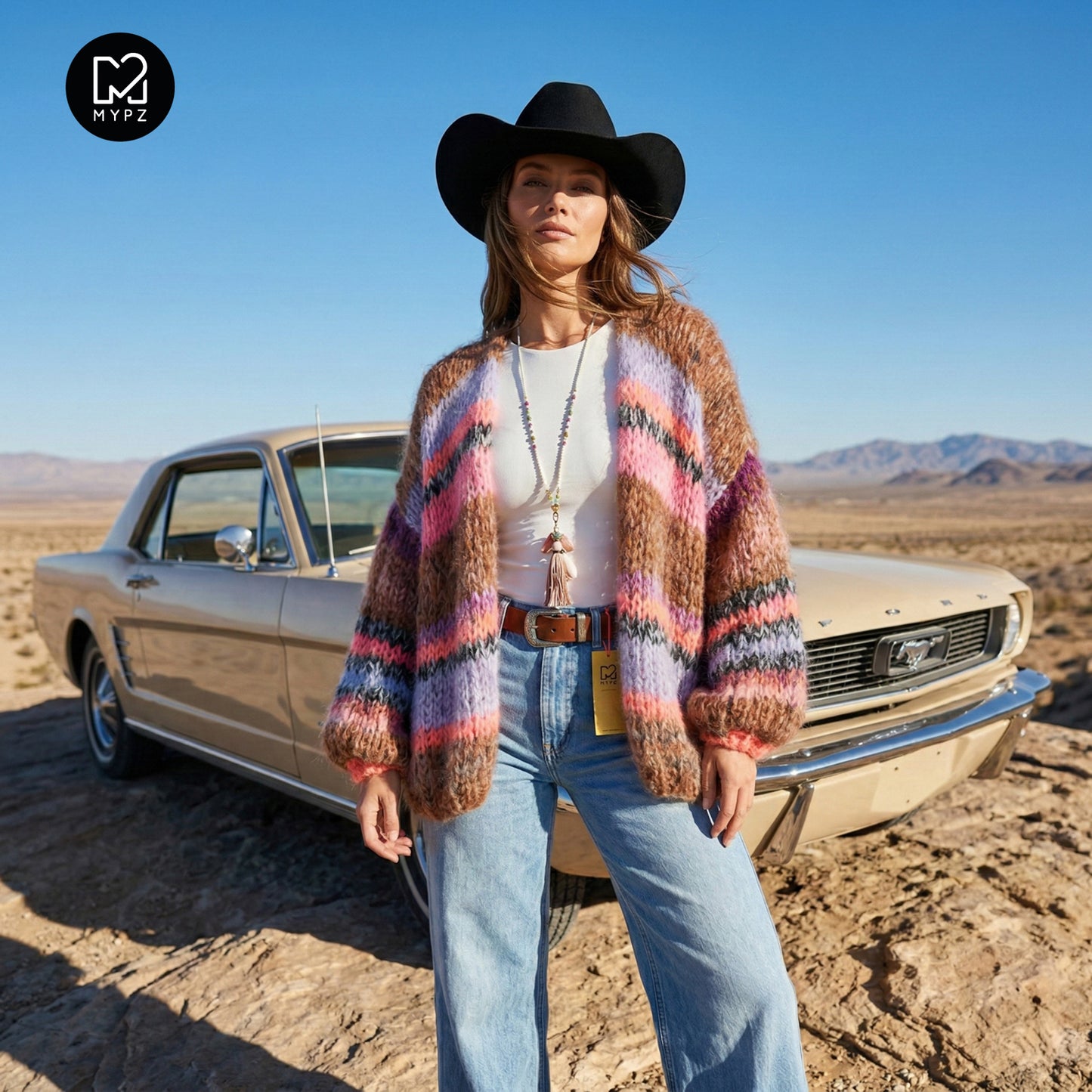 Breipakket – MYPZ Chunky Mohair Vest Tiger No.15 (ENG-NL-DE)