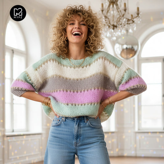 Knitting kit – MYPZ Light Alpaca Top Clouds No10 (ENG-NL-DE-FR)