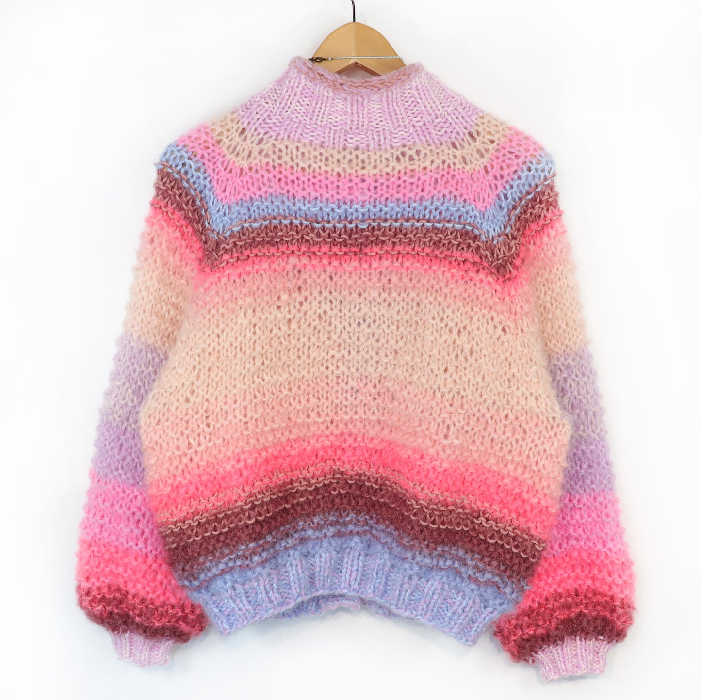 Breipakket – MYPZ top-down bomber cardigan Blush en Rouge No10 (ENG-NL-DE)