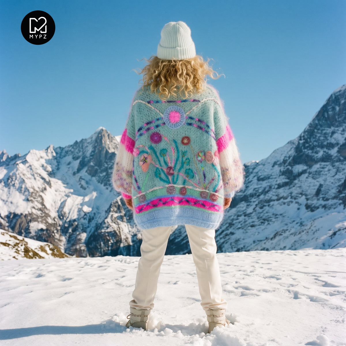 MYPZ Chunky Mohair Wild Romance-vestje