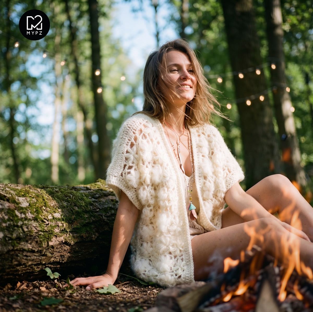 Haakpatroon - MYPZ Wildflower vest Shades of White (ENG-NL-DE-FR-ES)