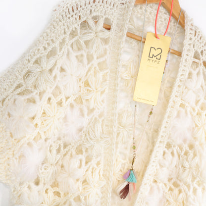 Haakpatroon - MYPZ Wildflower vest Shades of White (ENG-NL-DE-FR-ES)