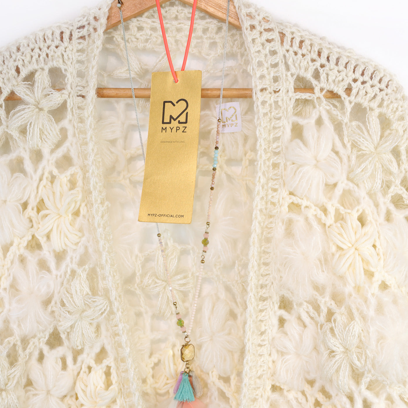 Haakpatroon - MYPZ Wildflower vest Shades of White (ENG-NL-DE-FR-ES)