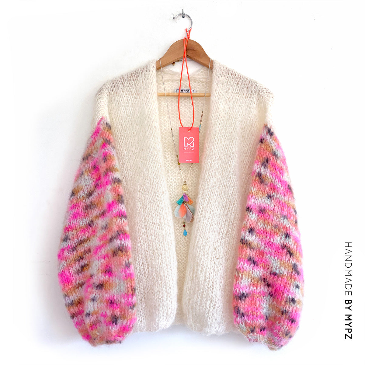 Knitting kit – MYPZ Basic Light Mohair Cardigan Brighter Days No10 (ENG-NL)