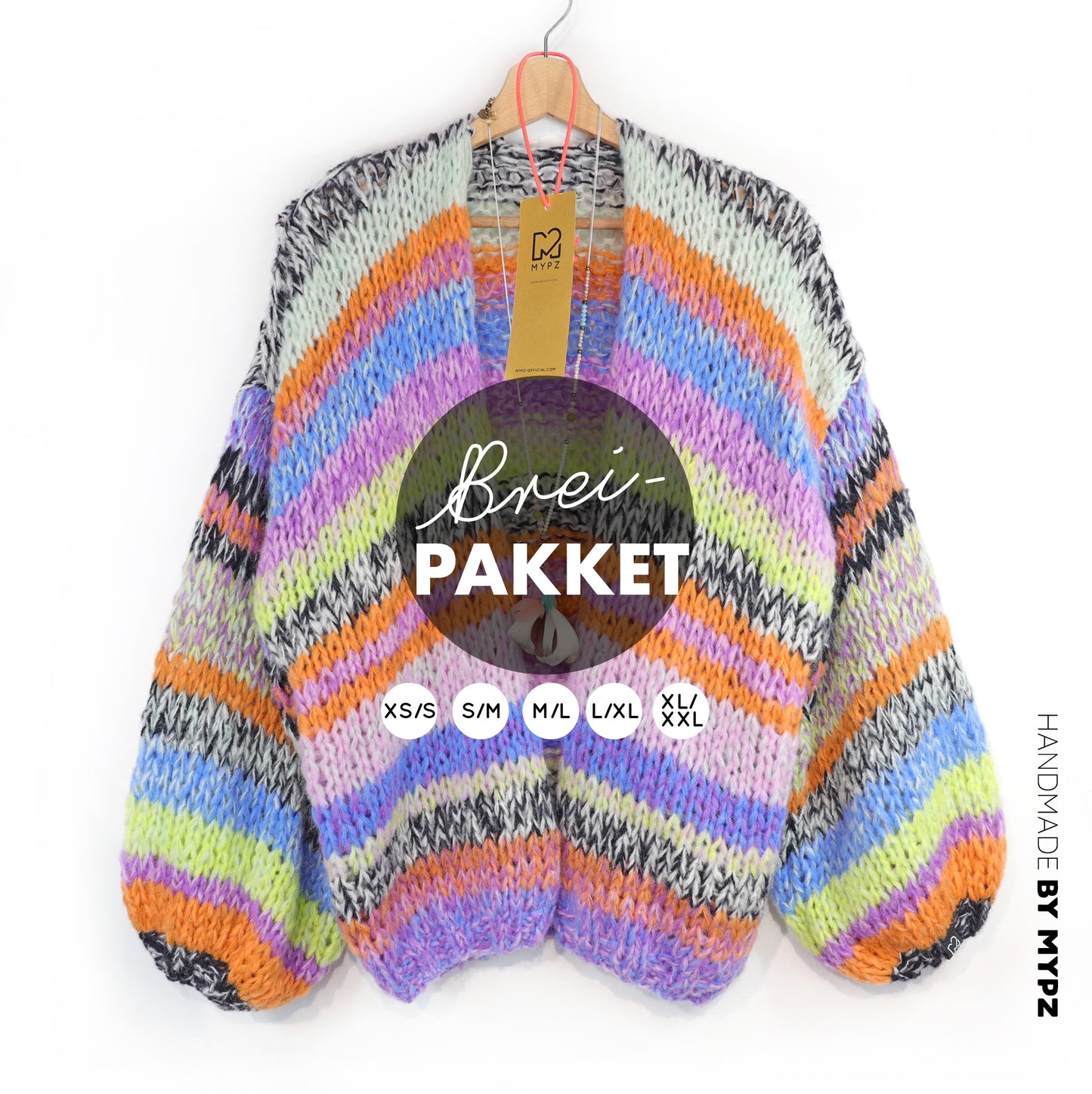 Breipakket – MYPZ Chunky Alpaca Vest Fluffy No.12 (ENG-NL-DE)