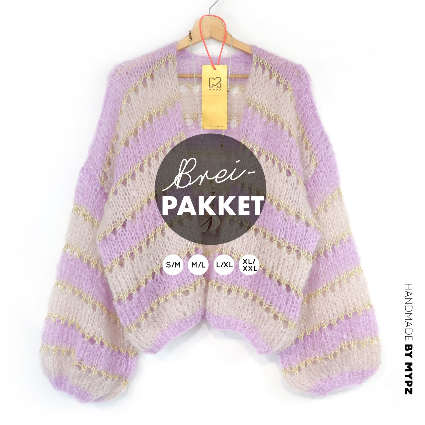 Breipakket – MYPZ Light Mohair Vest Macha No10 (ENG-NL-DE-FR-ES)