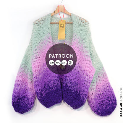 Breipatroon – MYPZ Chunky Alpaca Cardigan Desert Bloom No.15 (ENG-NL-DE)
