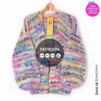 Breipatroon – MYPZ Chunky Mohair Vest Scrap No.15 (ENG-NL)