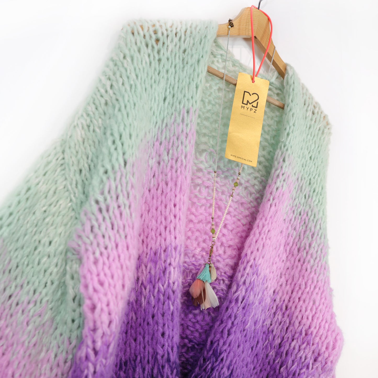 Knitting Kit – MYPZ Chunky Alpaca Cardigan Desert Bloom No.15 (ENG-NL-DE)