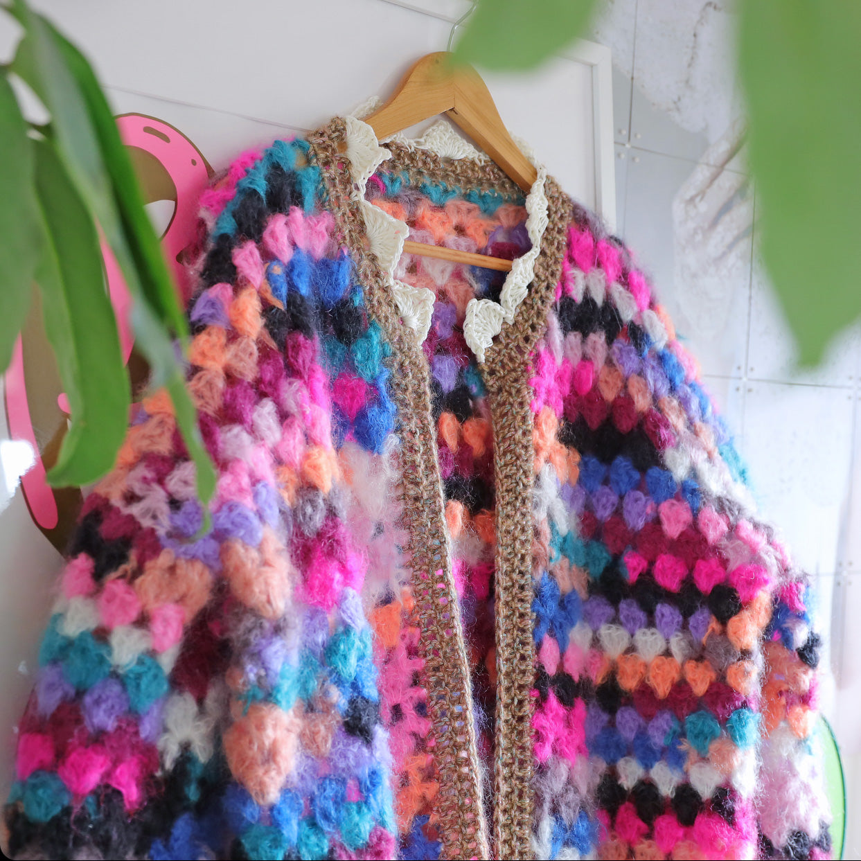Crochet pattern - MYPZ Mohair Granny stripes cardigan Muse (ENG-NL)