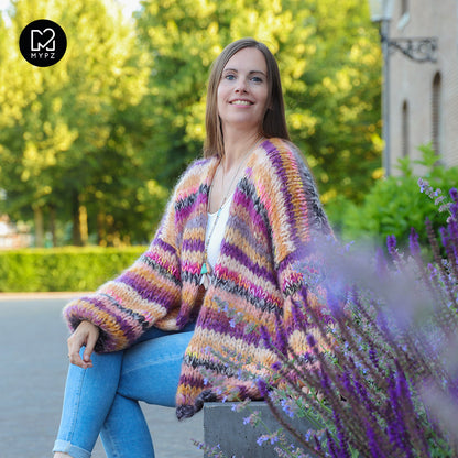 Breipakket – MYPZ Chunky Mohair Vest Golden Brown No.15 (ENG-NL)