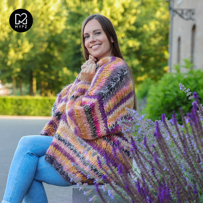Breipakket – MYPZ Chunky Mohair Vest Golden Brown No.15 (ENG-NL)
