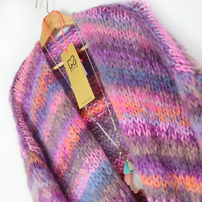 Breipatroon – MYPZ Chunky mohair cardigan Majestic No.15 (ENG-NL)