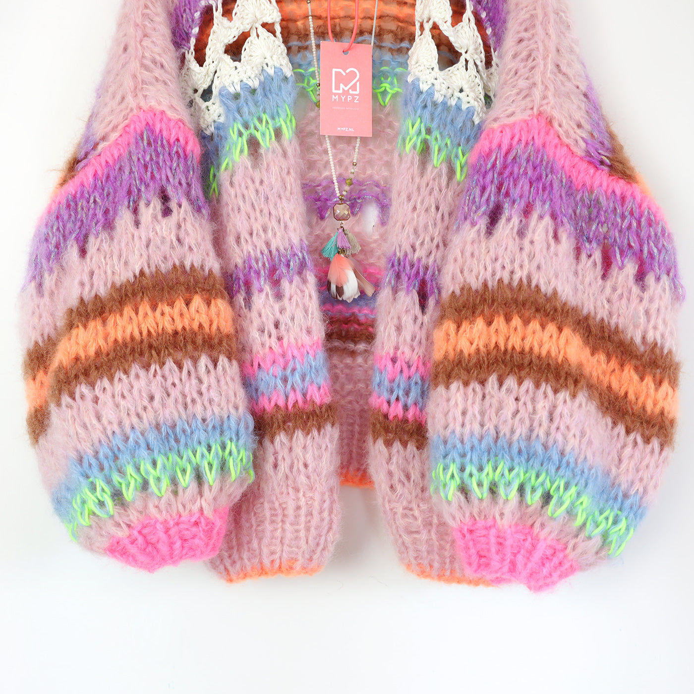 Knitting Kit – MYPZ Chunky Mohair Cardigan Miami No.15 (ENG-NL)